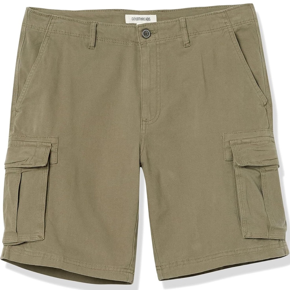 Men's Slim-Fit 9" Comfort Stretch Canvas Cargo Short